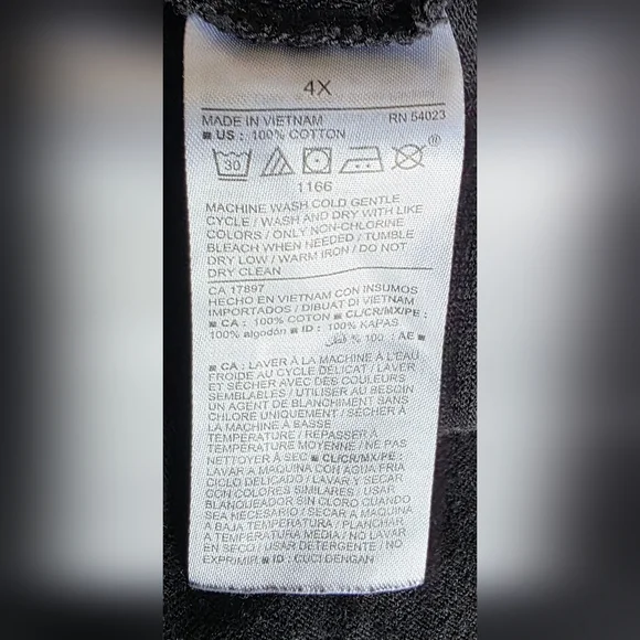 Women's Plus Size 4X Old Navy Black Tee Shirt Dress Elastic Waist Short Sleeve - Picture 6 of 8